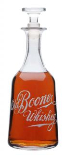 Appraisal: Old Boone Whiskey Enameled Back Bar Bottle Circa Excellent T