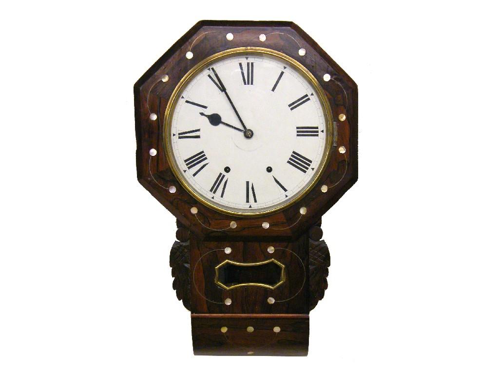 Appraisal: German mahogany three train mantel clock the Gustav Becker movement