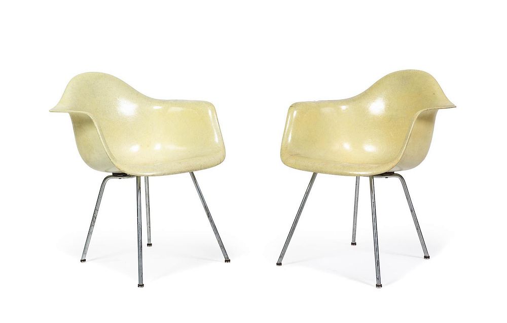 Appraisal: Charles and Ray Eames American - American - Pair of