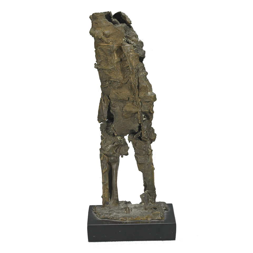 Appraisal: Sir Eduardo Paolozzi - Scottish FIGURE Bronze raised on a