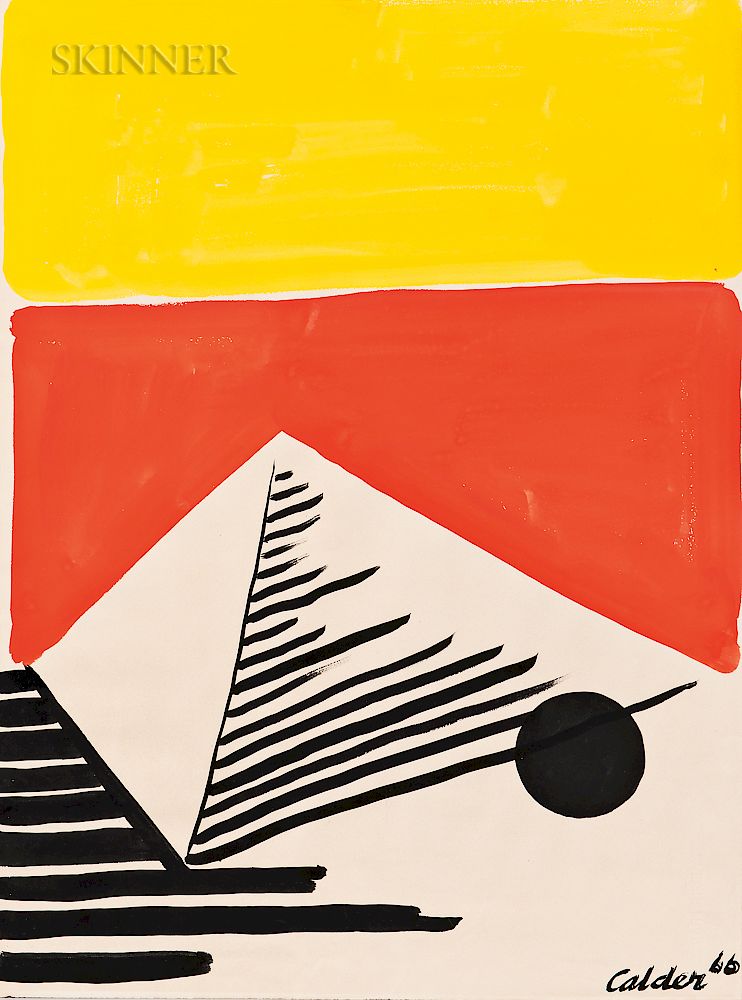 Appraisal: Alexander Calder American - Untitled Alexander Calder American - Untitled