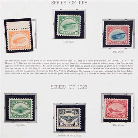 Appraisal: Group of Airmail stamps - ' Scott C through C