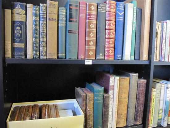 Appraisal: TWO SHELVES OF ASSORTED BINDINGS INCLUDING THE INGOLDSBY LEGENDS PICTURESQUE