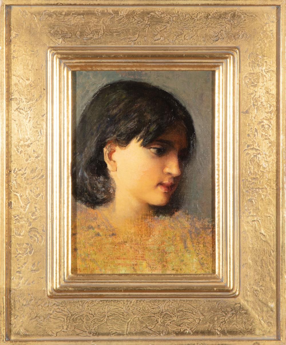 Appraisal: John C Barrett American late th th c Mexican Girl