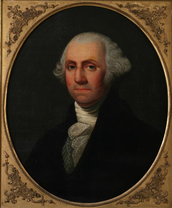 Appraisal: ATTRIBUTED TO JANE STUART American - PORTRAIT OF GEORGE WASHINGTON