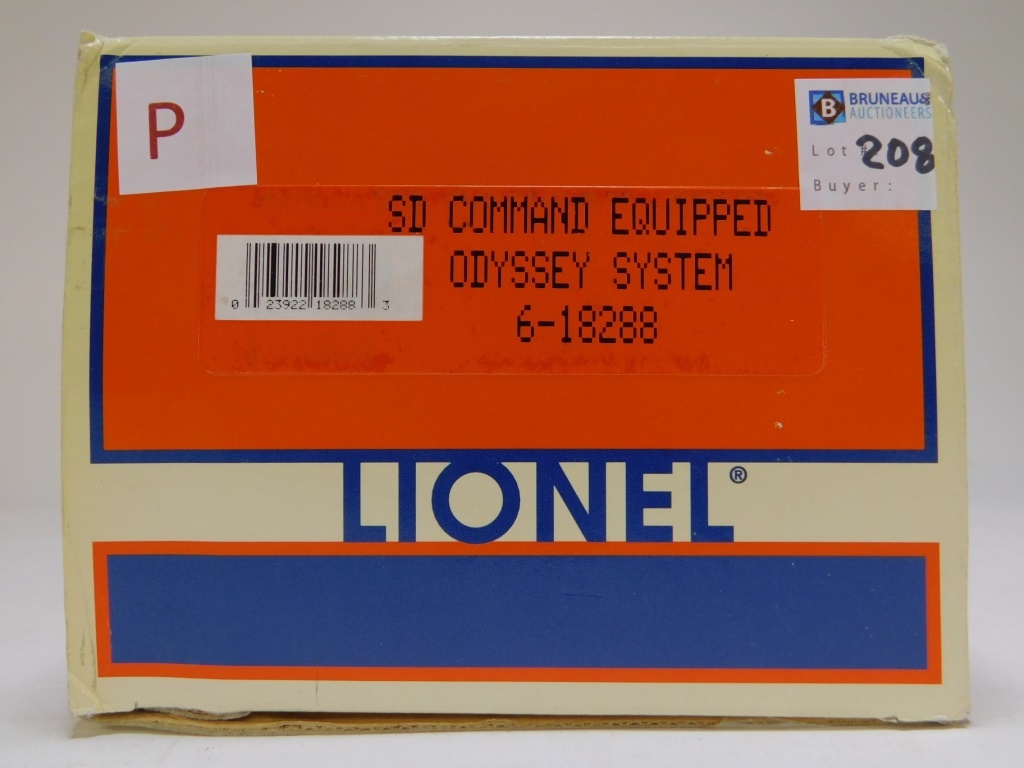 Appraisal: LIONEL SD COMMAND ODYSSEY SYSTEM LOCOMOTIVE TRAIN Item no -