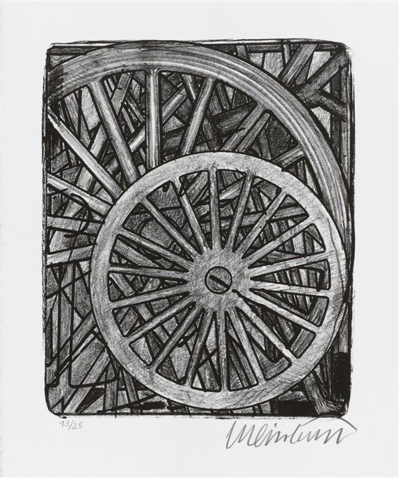 Appraisal: LUGINB HL BERNHARD Oberthal - Moosseedorf R der wheels Lithograph