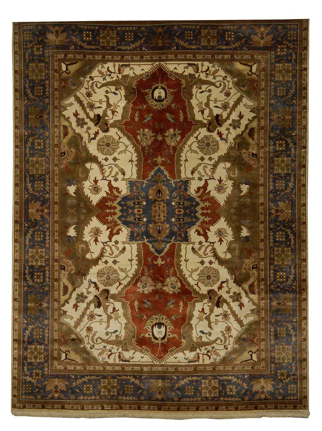 Appraisal: ORIENTAL RUG PERSIAN DESIGN ' x ' '' Central blue