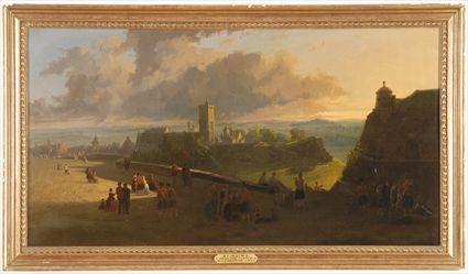 Appraisal: WILLIAM GAVIN HARDMAN STIRLING FROM THE CASTLE Oil on canvas