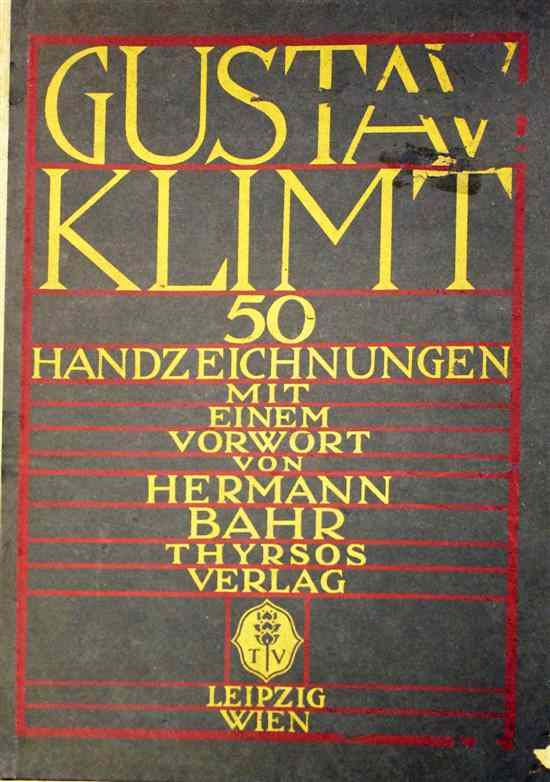 Appraisal: GUSTAV KLIMT HANDZEICHNUNGEN forward by Hermann Bahr with prints as