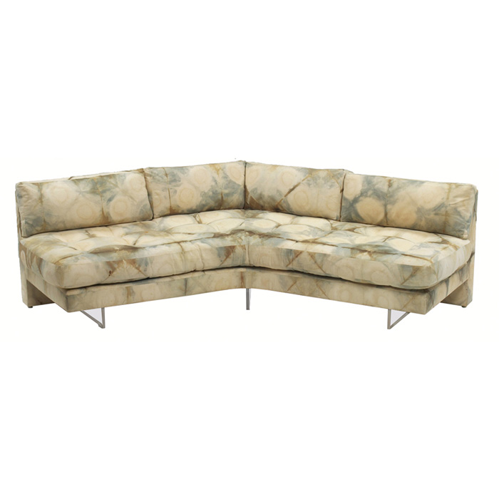 Appraisal: Vladimir Kagan Omnibus sectional sofa by Vladimir Kagan Designs Inc