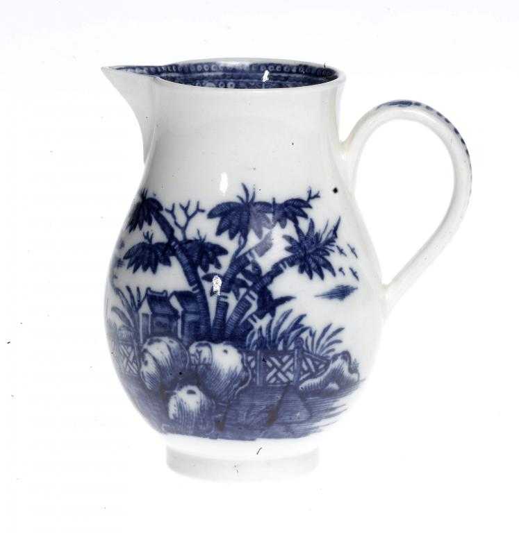 Appraisal: A CAUGHLEY SPARROW BEAK CREAM JUG transfer printed in underglaze