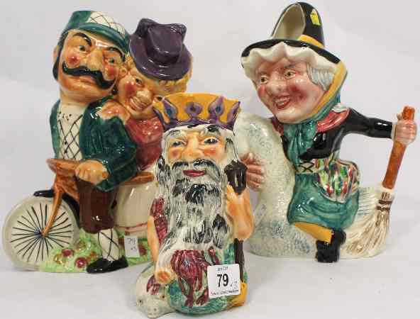 Appraisal: A Collection of Shorter Sons Toby Jugs including rare figural