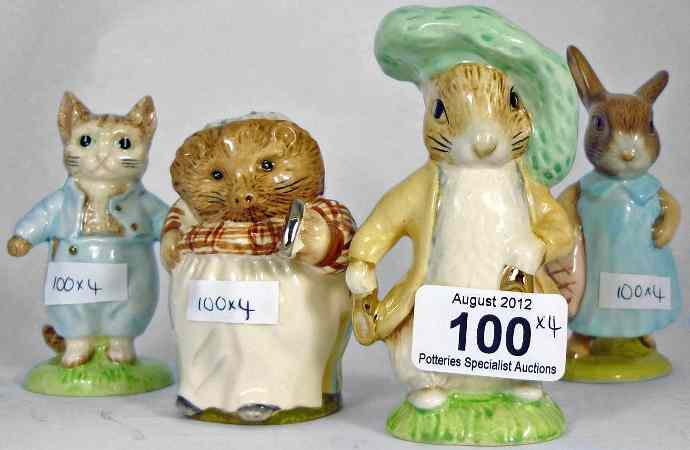 Appraisal: Beswick Beatrix Potter Figures Tom Kitten Benjamin Bunny Mrs Flopsy