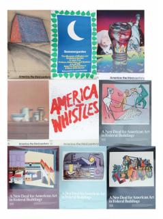 Appraisal: Posters Mobile Bicentennial WPA Including Mobile Bicentennial Christo's Texas Mastaba