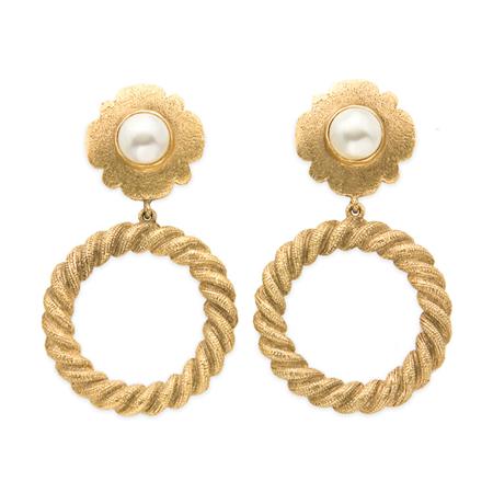 Appraisal: Chanel Hoop Earrings Estimate -