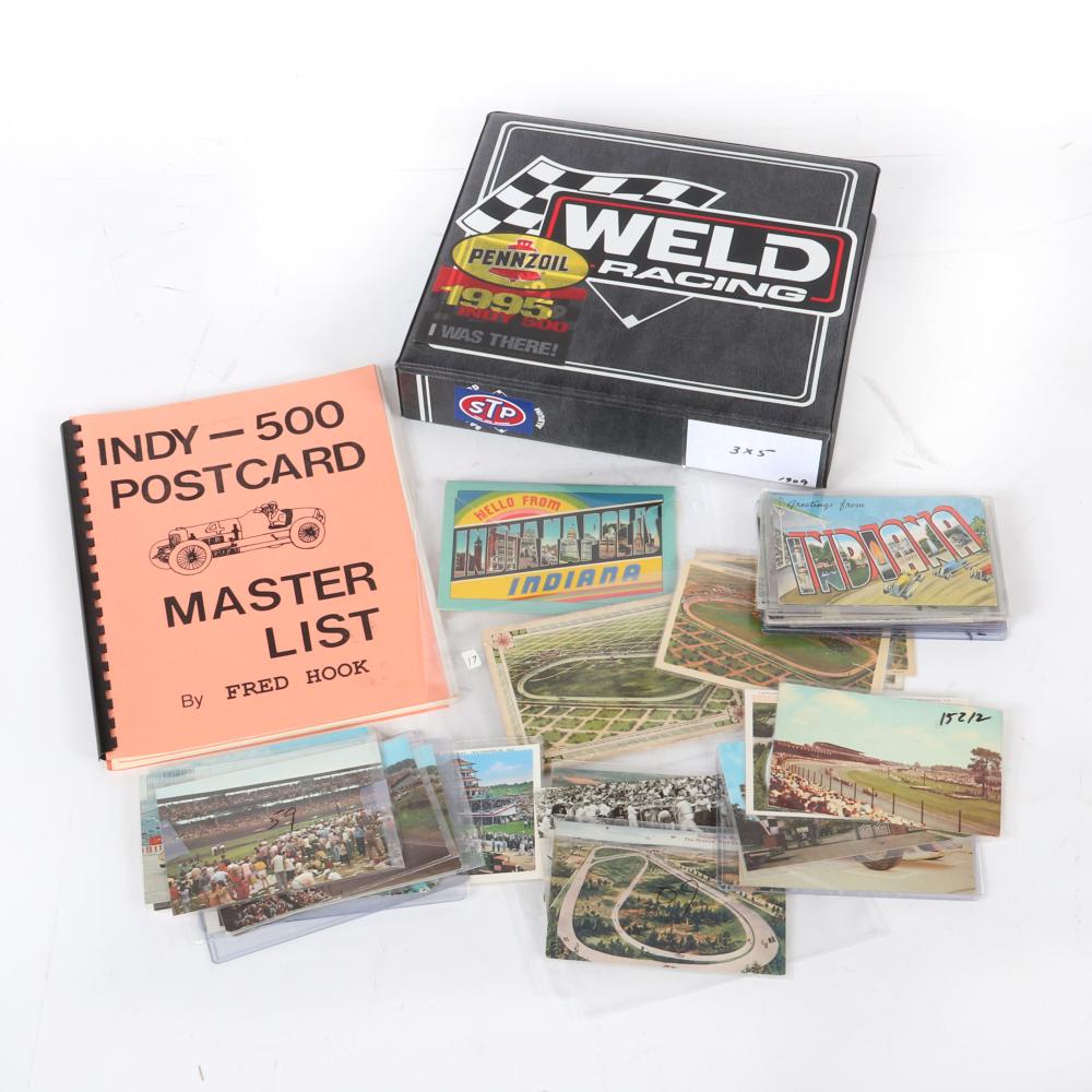 Appraisal: LOT OF OVER VINTAGE - INDY IMS X POSTCARDSLot of