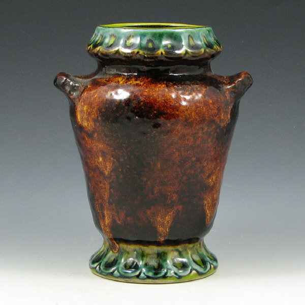 Appraisal: Vase w Unusual Aventurine Glaze - Mint Vase with unusual