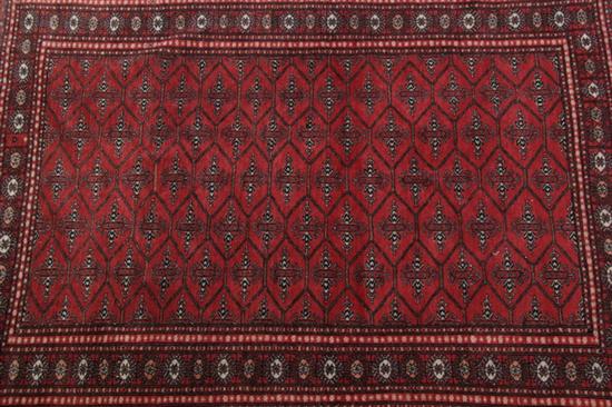 Appraisal: BOKHARA RUG - App ft in x ft in