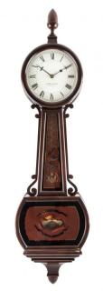 Appraisal: An American Mahogany Bicentennial Banjo Clock Height inches An American