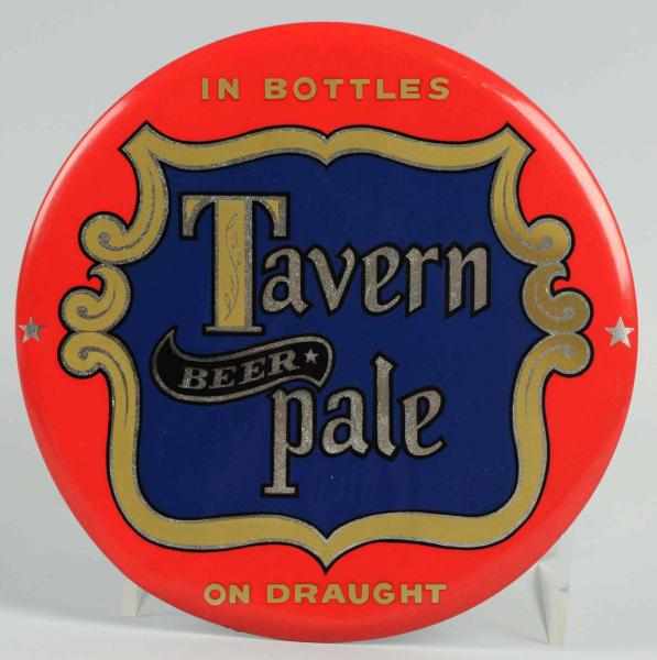 Appraisal: Tavern Pale Beer Celluloid Button Sign Some light surface scratching