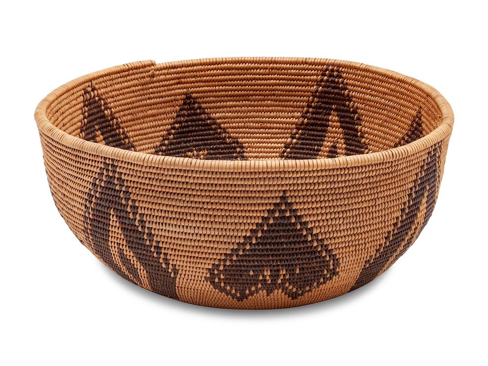 Appraisal: Washo Basket height x diameter inches Washo Basket SECOND QUARTER