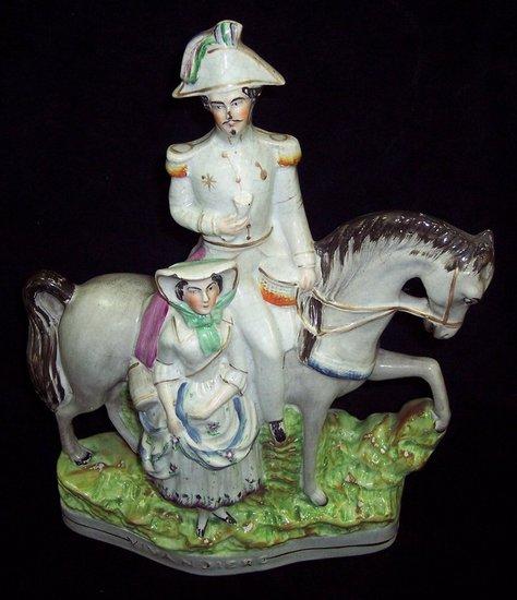 Appraisal: A named Staffordshire figure Vivandiere cm high