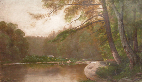 Appraisal: Slippery Rock Creek Hetzel George American - oil on canvas