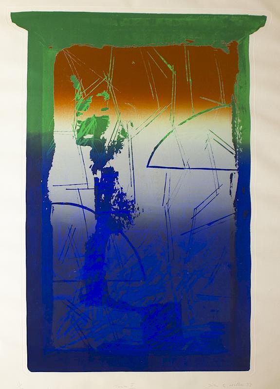 Appraisal: John Walker John Walker Born Tank V Silkscreen From the