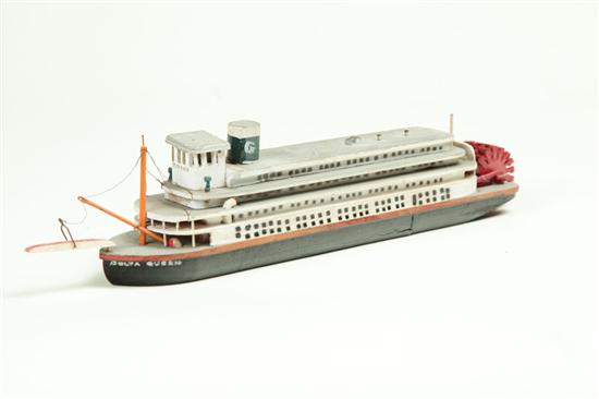 Appraisal: MODEL OF THE STEAMBOAT DELTA QUEEN Probably Cincinnati Ohio th