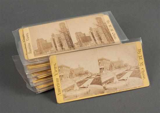 Appraisal: Stereo cards Forty-two from the series ''American Views'' each with