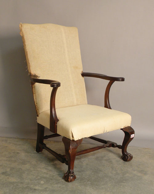 Appraisal: Chippendale style lolling chair