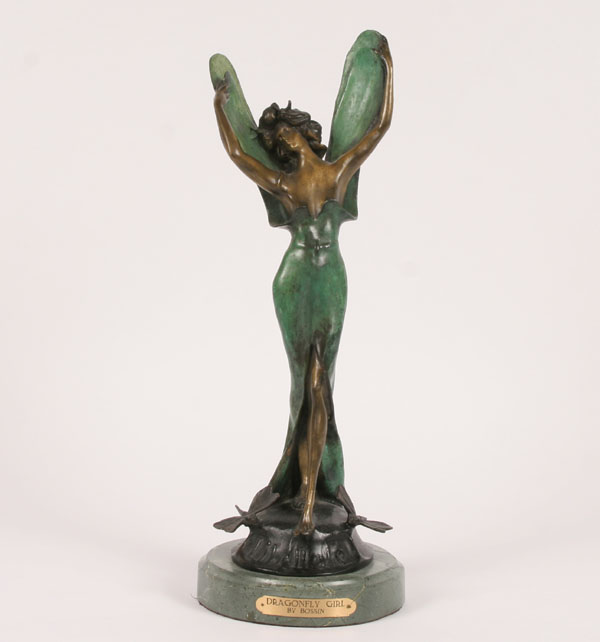 Appraisal: After Paul-Lucien Bessin French circa - Dragonfly Girl Nouveau style