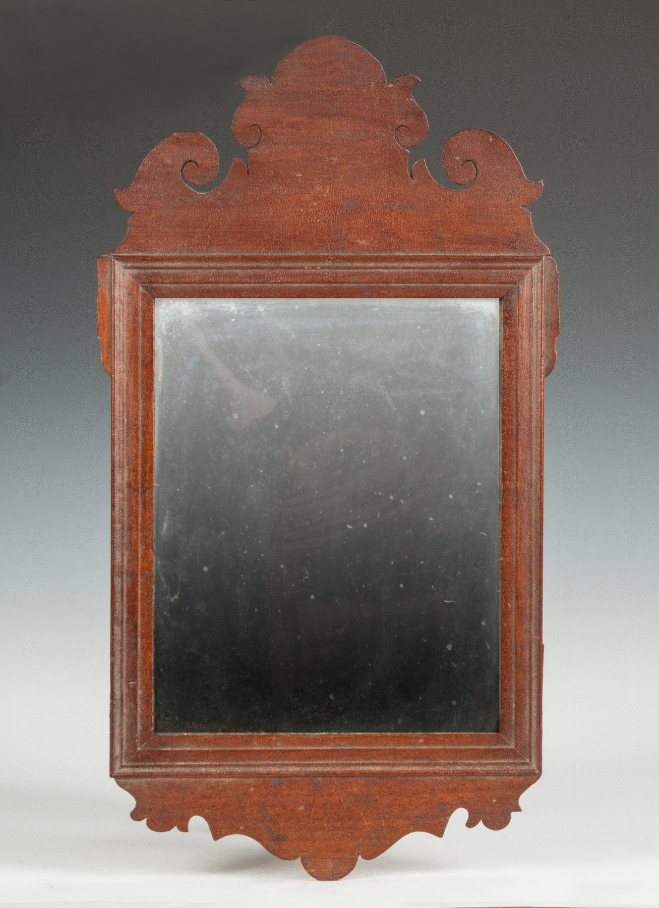 Appraisal: Two Chippendale Mirrors C Mahogany One has some loss to