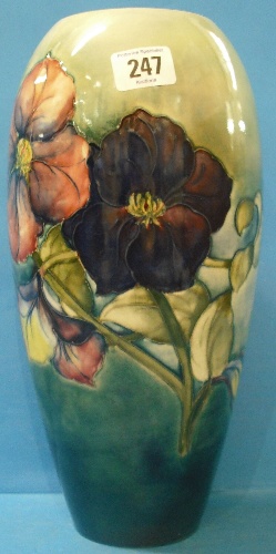 Appraisal: Moorcroft Vase decorated in the Clematis design height cm restored