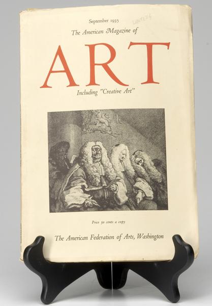 Appraisal: THE AMERICAN MAGAZINE OF ART Art Progress Individual issues monthly