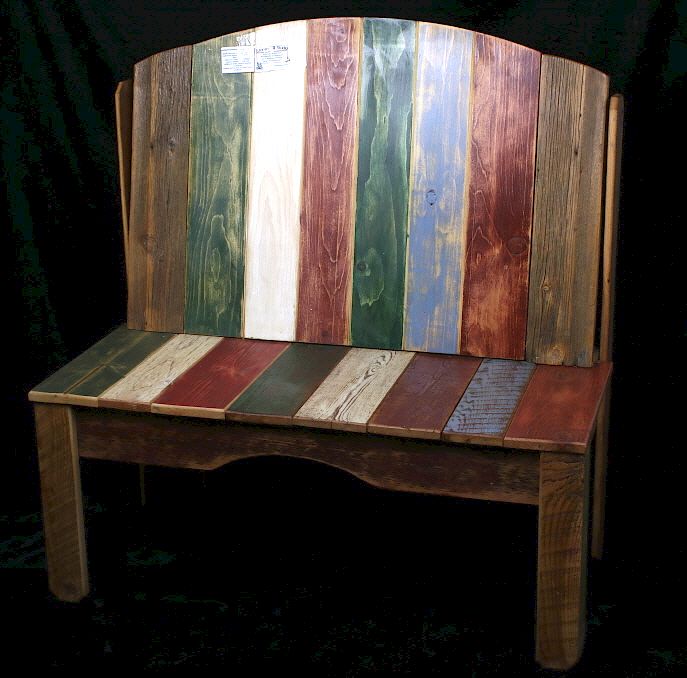 Appraisal: Stoney Hill Studio Handmade Barn Wood Chair Included in this