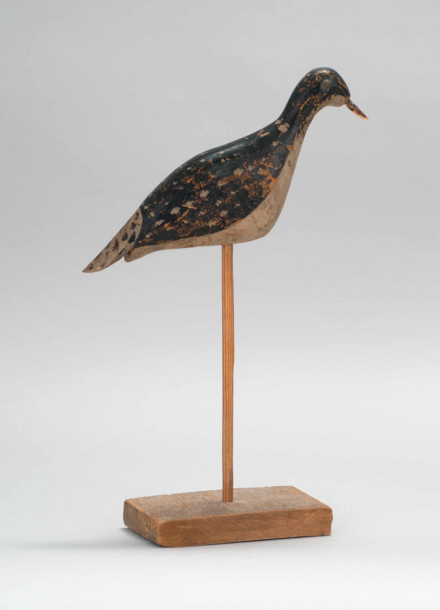 Appraisal: YELLOWLEGS DECOY From New Jersey Maker unknown Original bill Tack