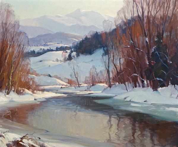 Appraisal: EMILE ALBERT GRUPPE American - ''Mount Mansfield Vermont'' oil on