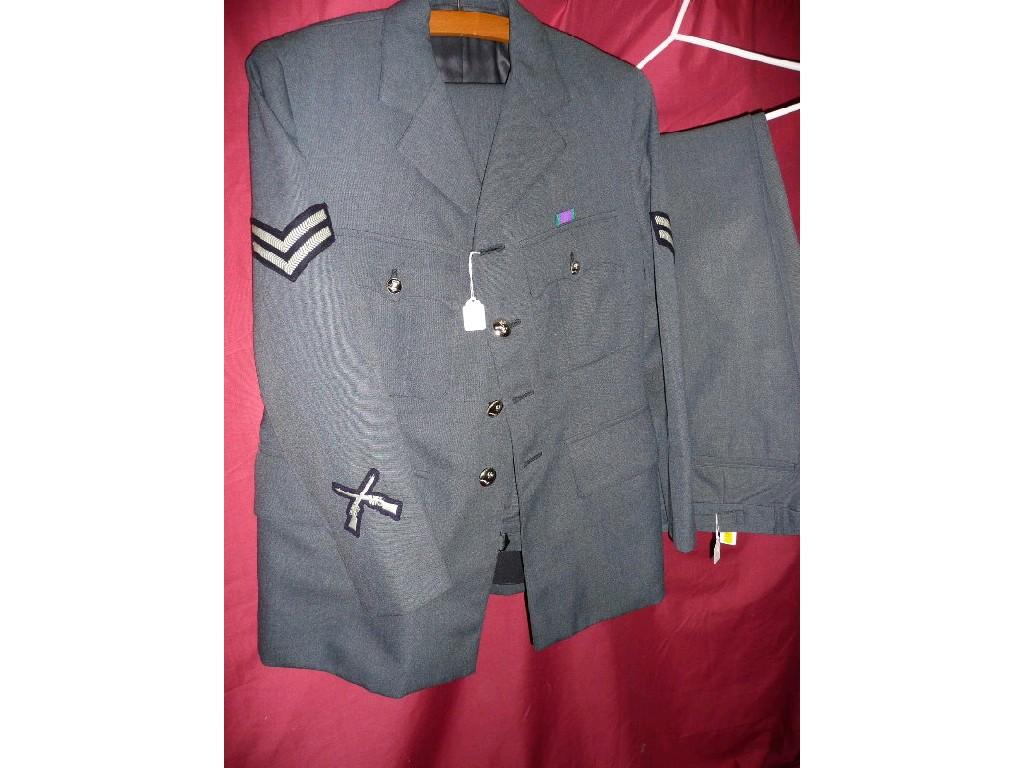 Appraisal: A RAF uniform plus two extra pairs of RAF trousers