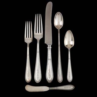 Appraisal: The Jewett Family Gorham Edgeworth Sterling Silver Flatware pieces including