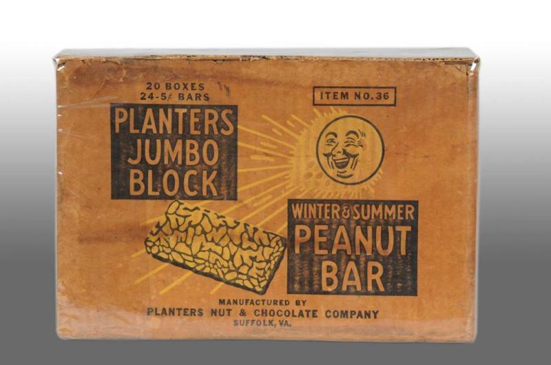 Appraisal: Cardboard Planters Peanut Mr Peanut Shipping Box Description s Shipping