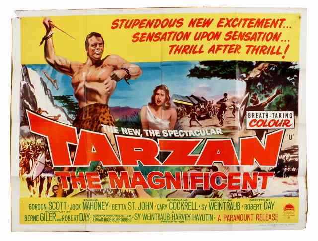 Appraisal: TARZAN THE MAGNIFICENT Paramount adventure starring Dermot Walsh British quad