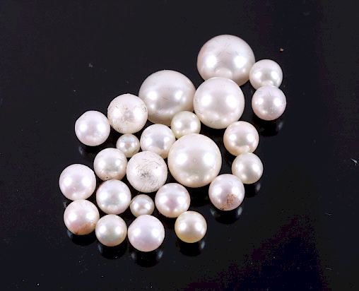 Appraisal: Loose Cultured Pearls For your consideration is a lot of