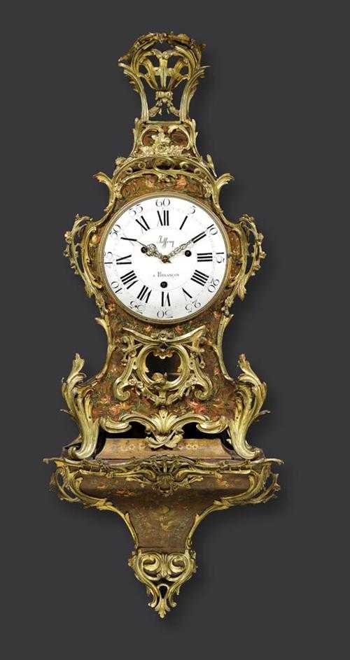 Appraisal: IMPORTANT PAINTED CLOCK WITH PLINTH Transition the dial and movement