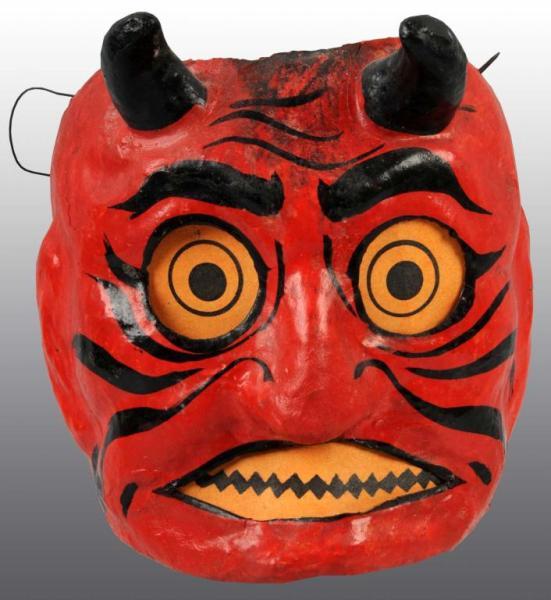 Appraisal: Paper Mache Halloween Devil Jack-O-Lantern Condition Excellent Size - T