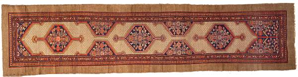 Appraisal: A Malayer runner Central Persia circa size approximately ft in