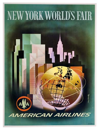 Appraisal: HENRY K BENCRATHY NEW YORK WORLD'S FAIR AMERICAN AIRLINES x