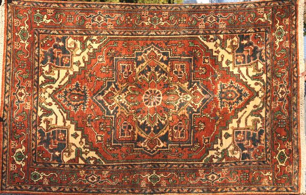 Appraisal: Indo Serapi rug ' x ' Good condition EST