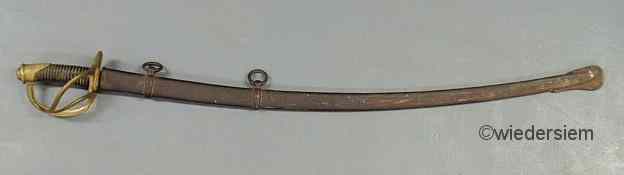 Appraisal: American Civil War sword with a brass basket and original